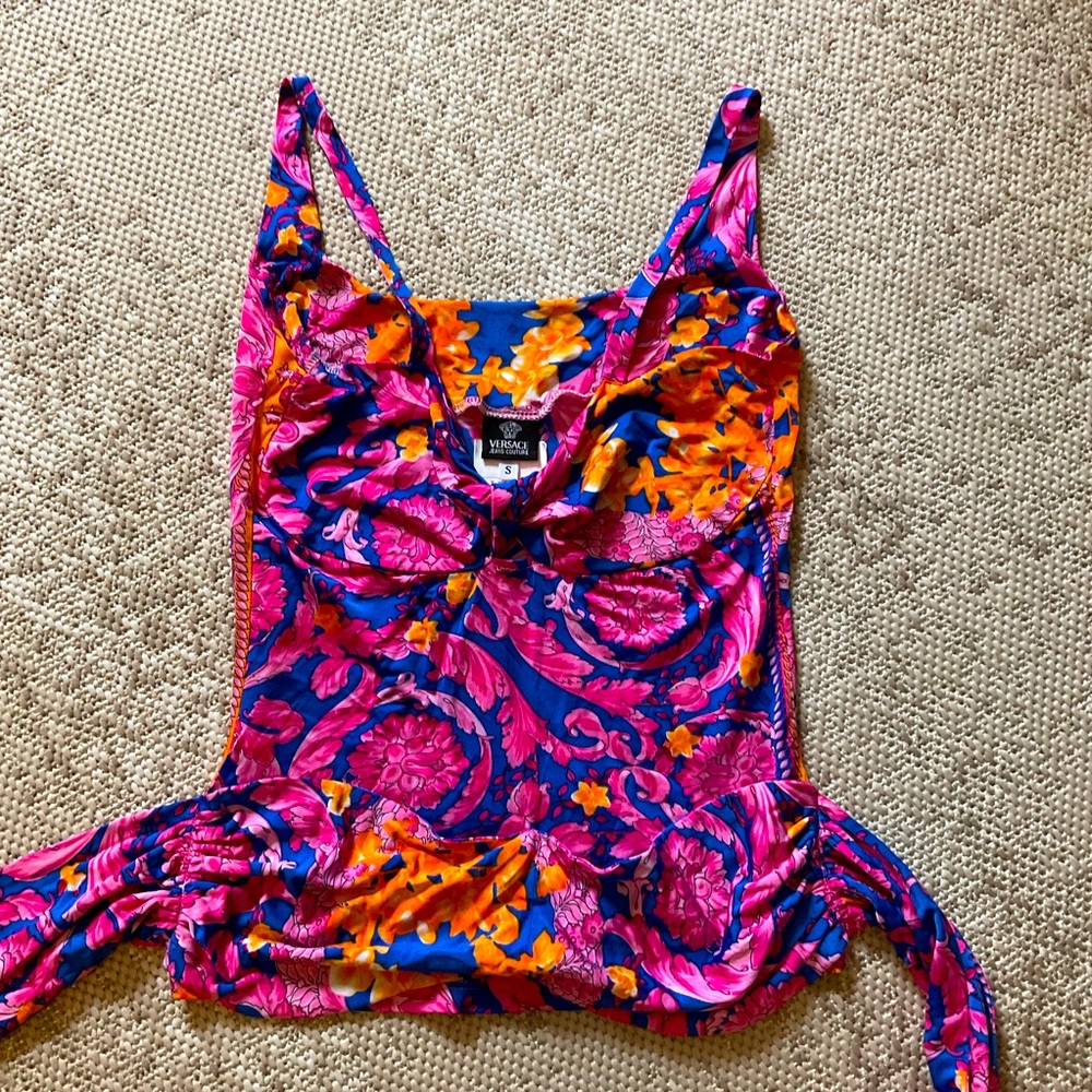 Versace floral top